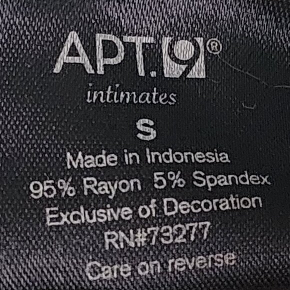 Apt. 9 Intimates Green Pattern with Lace Trim and Satin Tie Pajama Set Size S - Picture 15 of 16